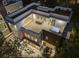 Modern home aerial view, showcasing rooftop deck with hot tub at 697 Kendall Ne St, Atlanta, GA 30312