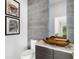 Modern bathroom with contemporary sink and fixtures at 697 Kendall Ne St, Atlanta, GA 30312