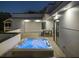 Relaxing hot tub on rooftop deck with city views at night at 697 Kendall Ne St, Atlanta, GA 30312