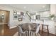 Cozy dining area with a dark wood table and four grey chairs at 458 Holly Nw St, Atlanta, GA 30318