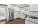 Modern kitchen with stainless steel appliances and granite countertops at 458 Holly Nw St, Atlanta, GA 30318
