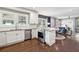 Modern kitchen with stainless steel appliances and granite countertops at 458 Holly Nw St, Atlanta, GA 30318