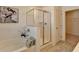 Bathroom with garden tub, walk-in shower, and modern vanity at 1591 Salem Dr # 76, Conyers, GA 30013