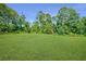 Large grassy backyard with mature trees at 9585 Hutcheson Ferry Rd, Palmetto, GA 30268