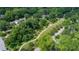 An aerial shot of a home near a neighborhood park with winding walking paths and lush green trees at 59 Stafford Nw St, Atlanta, GA 30314