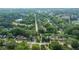 An aerial view of homes on tree-lined streets with community parks at 59 Stafford Nw St, Atlanta, GA 30314