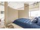 Spacious bedroom with a platform bed and city views at 120 Ralph Mcgill Ne Blvd # 706, Atlanta, GA 30308