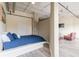 Modern bedroom with a platform bed and built-in shelving at 120 Ralph Mcgill Ne Blvd # 706, Atlanta, GA 30308