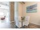 Bright dining area with glass table and four white chairs at 120 Ralph Mcgill Ne Blvd # 706, Atlanta, GA 30308