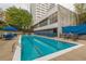 Stunning community pool overlooking city views at 120 Ralph Mcgill Ne Blvd # 706, Atlanta, GA 30308