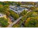 Aerial view of the community and surrounding landscape, highlighting building location at 400 Village Ne Pkwy # 120, Atlanta, GA 30306