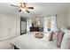 Bedroom with carpeted floor, ceiling fan and a queen-size bed at 1159 Morley Se Ave, Atlanta, GA 30312