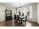 Bright dining room with hardwood floors and a glass-top table at 1159 Morley Se Ave, Atlanta, GA 30312