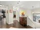 Upstairs hallway with hardwood floors and antique dresser at 1159 Morley Se Ave, Atlanta, GA 30312