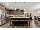 Modern kitchen with granite countertops, stainless steel appliances, and an island at 1159 Morley Se Ave, Atlanta, GA 30312