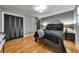 Bedroom with a full-size bed and hardwood floors at 1810 Kinridge Rd, Marietta, GA 30062