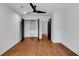 Well-organized bedroom closet with built-in shelving at 23304 Plantation Ne Dr # 304, Atlanta, GA 30324