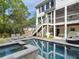 Luxury pool and spa, perfect for entertaining at 595 Sherwood Ne Rd, Atlanta, GA 30324