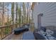 Large deck overlooking the backyard with seating at 3796 Hickory Ridge Ct, Marietta, GA 30066