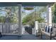 Inviting front porch with wooden rocking chair at 841 United Se Ave, Atlanta, GA 30312