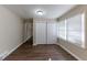 Bedroom with double closets and hardwood floors at 3110 Mcafee Rd, Decatur, GA 30032