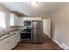 Modern kitchen featuring stainless steel appliances at 3110 Mcafee Rd, Decatur, GA 30032