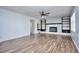 Spacious living room with fireplace and built-in shelving units at 4593 Bexley Way, Stone Mountain, GA 30083