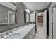 Bathroom boasts double vanity, marble countertop, and ample storage at 6 Westchester Sq, Decatur, GA 30030