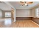 Bright dining room with hardwood floors and neutral walls at 6 Westchester Sq, Decatur, GA 30030