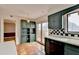 Eat-in kitchen with built-in shelving and French doors at 6 Westchester Sq, Decatur, GA 30030