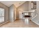 Living room with hardwood floors, large window, and neutral walls at 6 Westchester Sq, Decatur, GA 30030