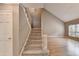 View of staircase leading to upper level, hardwood floors at 6 Westchester Sq, Decatur, GA 30030