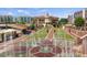 Town Square with a central fountain and ample green space at 1182 Chastain Dr # 8, Sugar Hill, GA 30518