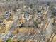 Residential area view, centering on the beautiful home, captured from an aerial perspective at 3660 Hickory Se Cir, Smyrna, GA 30080