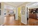 Open foyer showcasing hardwood floors, neutral walls, and seamless transition to living spaces at 3660 Hickory Se Cir, Smyrna, GA 30080