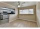 Dining area with kitchen access and light wood flooring at 3301 Henderson Mill Rd # R1, Chamblee, GA 30341