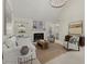 Living room with vaulted ceilings, fireplace, and hardwood floors at 3669 White Sands Way, Suwanee, GA 30024