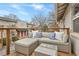 Private deck with comfortable seating and outdoor table at 40 Daniel Se St # 6, Atlanta, GA 30312