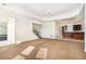 Spacious basement with carpeted floor and staircase at 4720 Cliffside Ct, Marietta, GA 30067