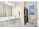 Clean bathroom with white vanity, shower, and toilet at 4720 Cliffside Ct, Marietta, GA 30067