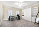 Home office with built-in shelving and desk at 4720 Cliffside Ct, Marietta, GA 30067