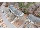 Aerial view of townhouses and street at 6691 Sunset Hills Blvd, Rex, GA 30273