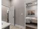 Guest bedroom with simple decor and hardwood floors at 1102 Fountain Sw Dr, Atlanta, GA 30314