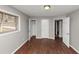 Bedroom features wood flooring and two closets at 1963 Shannon Ridge Ct, Decatur, GA 30032