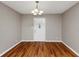 Bright dining room featuring wood flooring and simple decor at 1963 Shannon Ridge Ct, Decatur, GA 30032