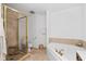 Spa-like bathroom with a large soaking tub and walk-in shower at 3101 Howell Mill Nw Rd # 206, Atlanta, GA 30327