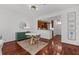 Charming dining area with hardwood floors and kitchen access at 3101 Howell Mill Nw Rd # 206, Atlanta, GA 30327