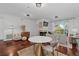 Bright living room with hardwood floors, fireplace, and access to balcony at 3101 Howell Mill Nw Rd # 206, Atlanta, GA 30327