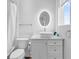 Stylish bathroom with a white vanity, vessel sink, and window at 85 Boulevard Ne, Atlanta, GA 30312