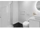 Clean bathroom with white subway tile, a shower, and modern fixtures at 85 Boulevard Ne, Atlanta, GA 30312